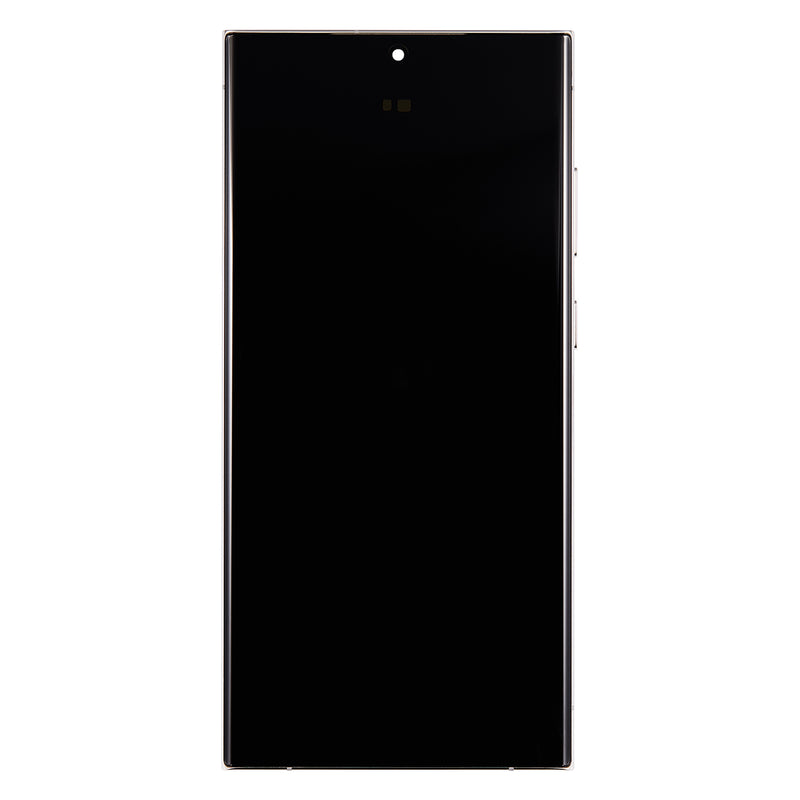 Samsung Galaxy S23 Ultra S918B Display And Digitizer With Frame Cream Service Pack