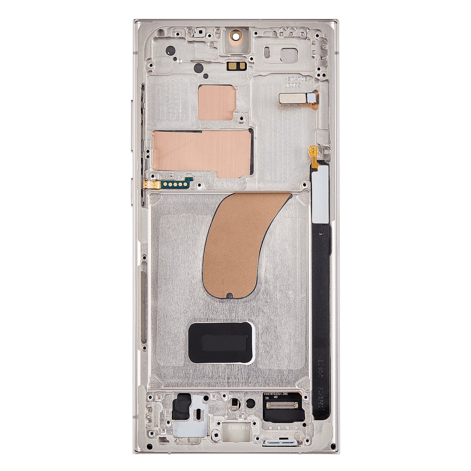 Samsung Galaxy S23 Ultra S918B Display And Digitizer With Frame Cream Service Pack