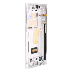 Samsung Galaxy S23 Ultra S918B Display And Digitizer With Frame Lime, Sky Blue Service Pack