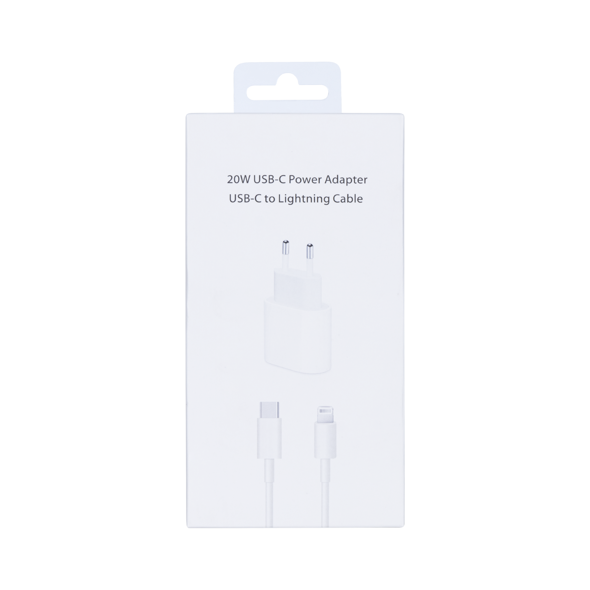 For Apple Charger USB-C 20W with Cable Lightning 1m Retail Box