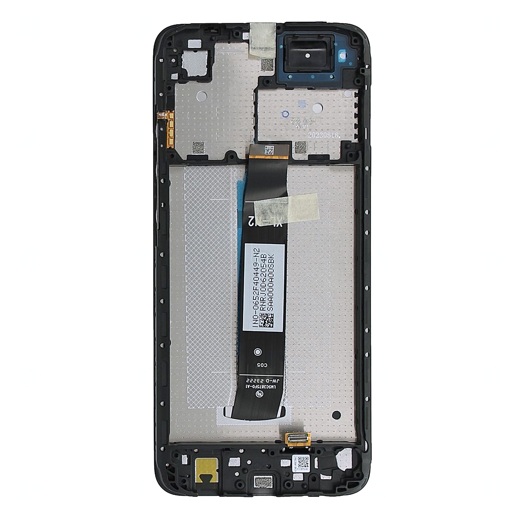 Xiaomi Redmi A2, A2 Plus Display And Digitizer With Frame Black OEM