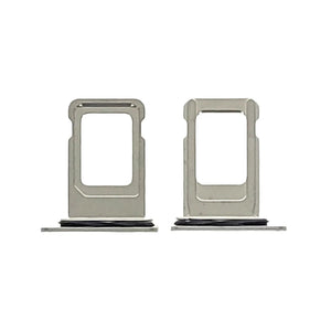 For Apple iPhone XS Max Sim Card Holder Silver Pulled