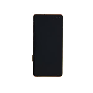 Samsung Galaxy S10 Plus G975F Display And Digitizer With Frame Ceramic White Service Pack