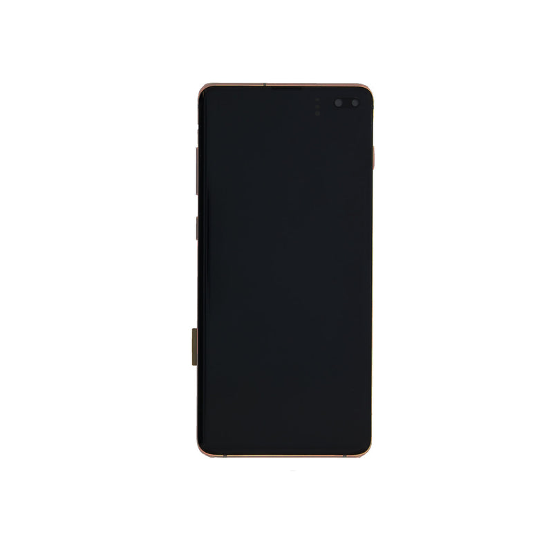 Samsung Galaxy S10 Plus G975F Display And Digitizer With Frame Ceramic White Service Pack