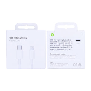 For Apple Cable USB-C To Lightning 200cm White Retail Box