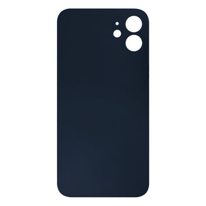 For Apple iPhone 12 Back Glass, Enlarged Camera Frame Blue Compatible