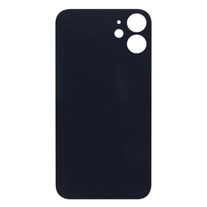 For Apple iPhone 12 Mini Back Glass, Enlarged Camera Frame Black Compatible