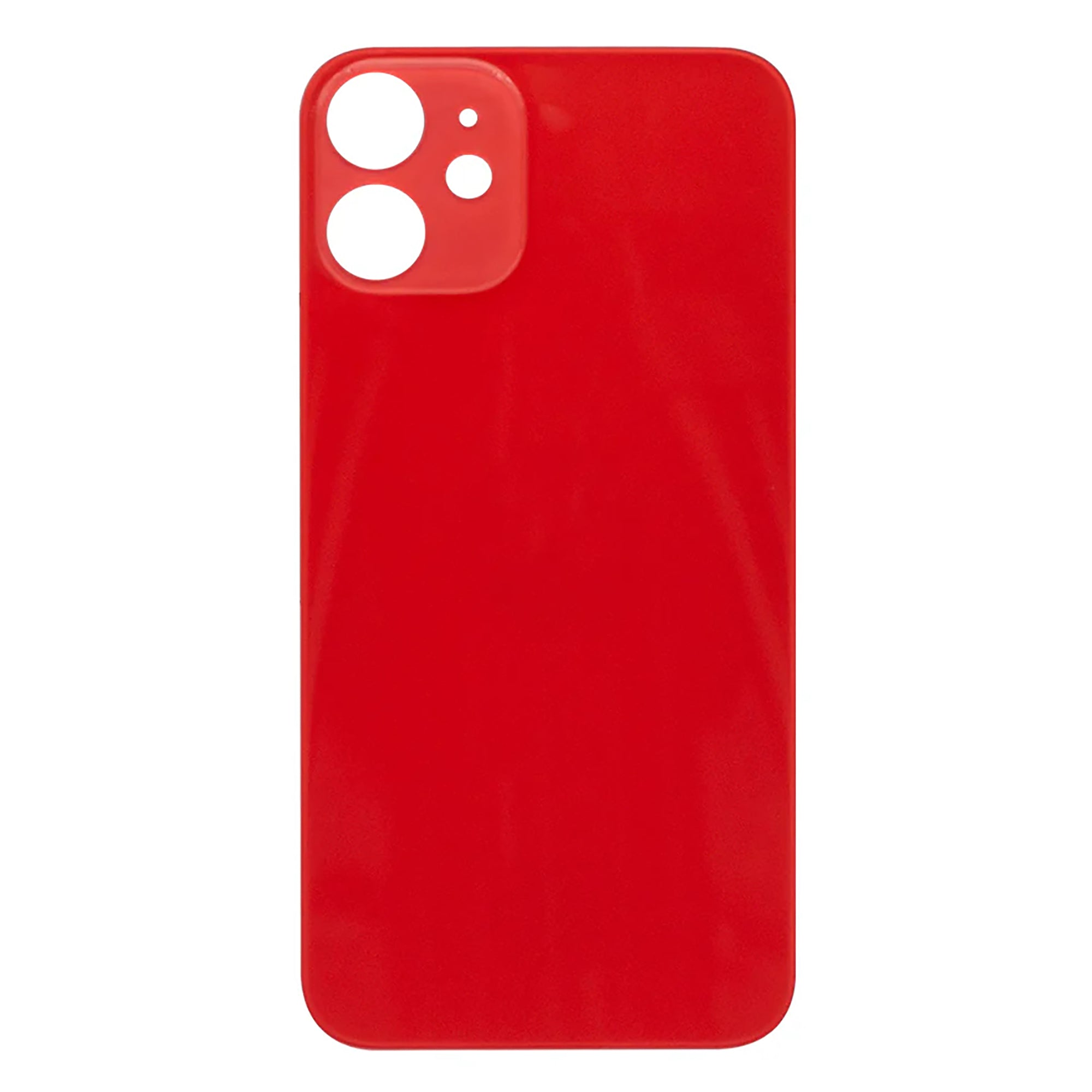 For Apple iPhone 12 Mini Back Glass, Enlarged Camera Frame Red Compatible