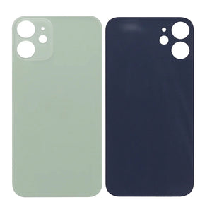 For Apple iPhone 12 Mini Back Glass, Enlarged Camera Frame Green Compatible