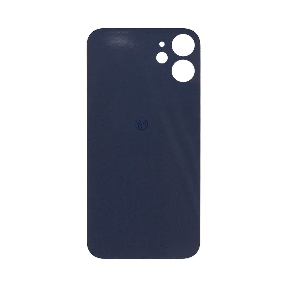 For Apple iPhone 12 Mini Back Glass, Enlarged Camera Frame Blue Compatible