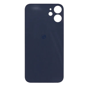 For Apple iPhone 12 Mini Back Glass, Enlarged Camera Frame Blue Compatible