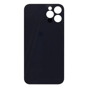 For Apple iPhone 12 Pro Max Back Glass, Enlarged Camera Frame Silver Compatible
