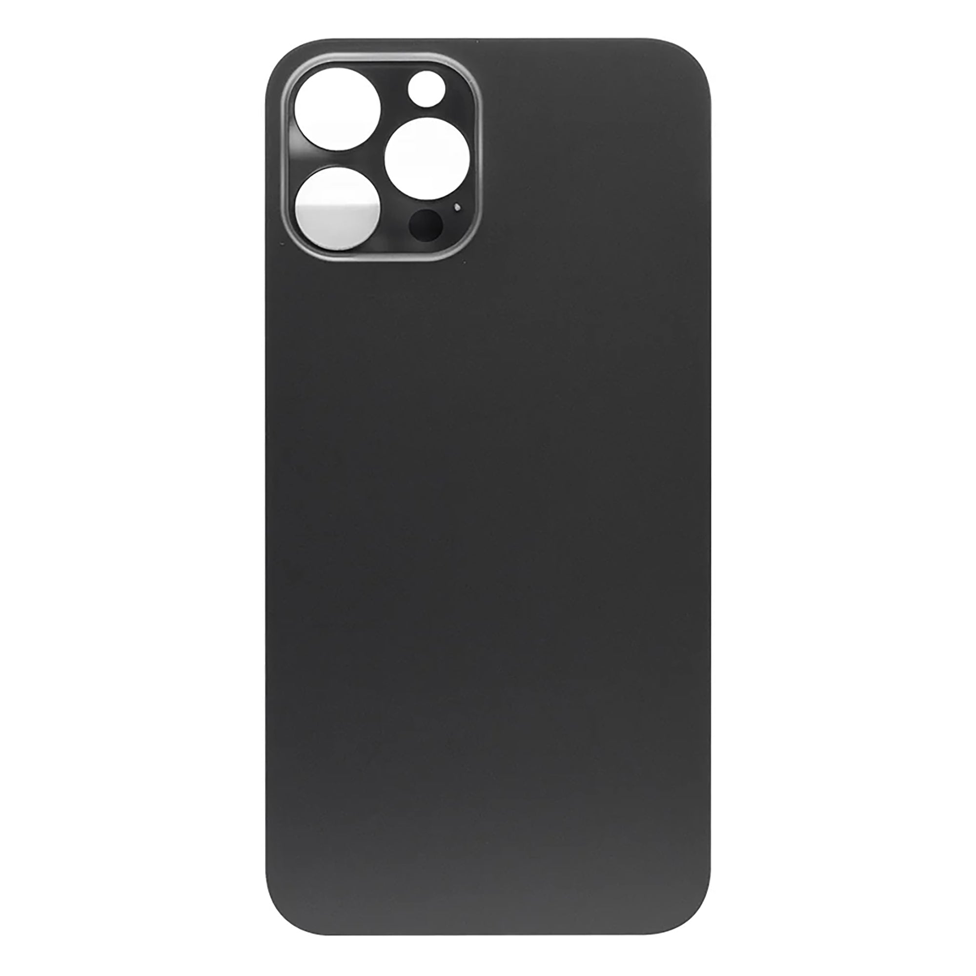 For Apple iPhone 12 Pro Max Back Glass, Enlarged Camera Frame Graphite Compatible
