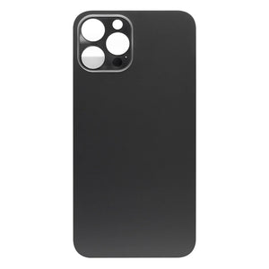 For Apple iPhone 12 Pro Max Back Glass, Enlarged Camera Frame Graphite Compatible
