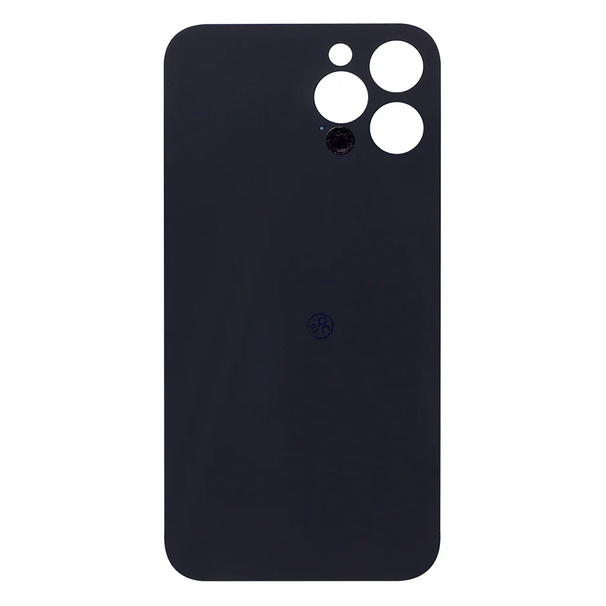 For Apple iPhone 12 Pro Max Back Glass, Enlarged Camera Frame Pacific Blue Compatible