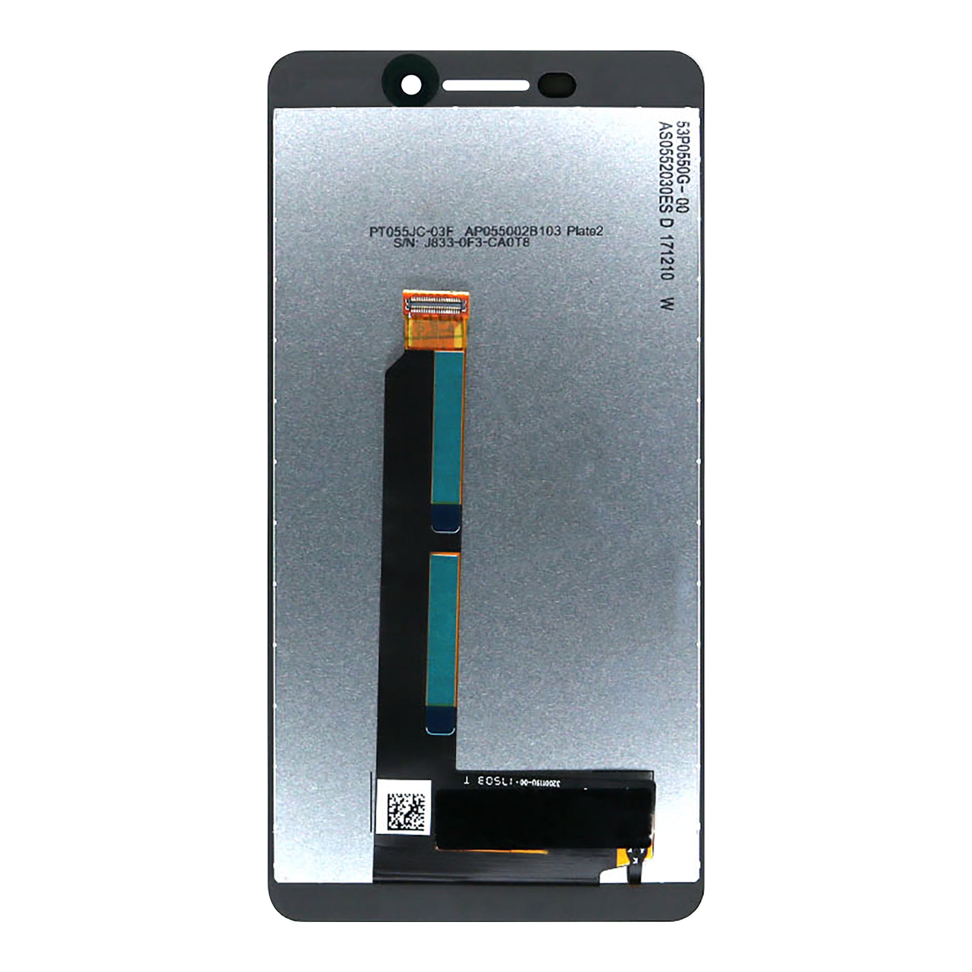 Nokia 6.1 (2018) Display And Digitizer Without Frame Black OEM