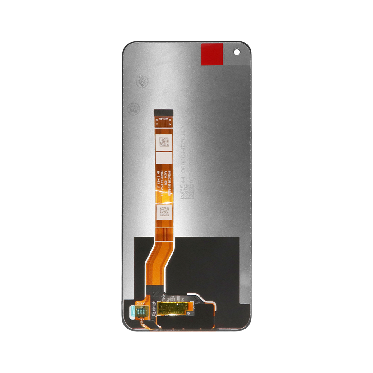 Oppo A76, A36 Display And Digitizer Without Frame Black OEM