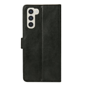 Rixus Bookcase For Samsung Galaxy S24 Plus, S25 Plus Black