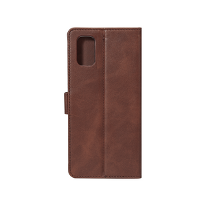 Rixus Bookcase For Samsung Galaxy S24 Plus, S25 Plus Brown