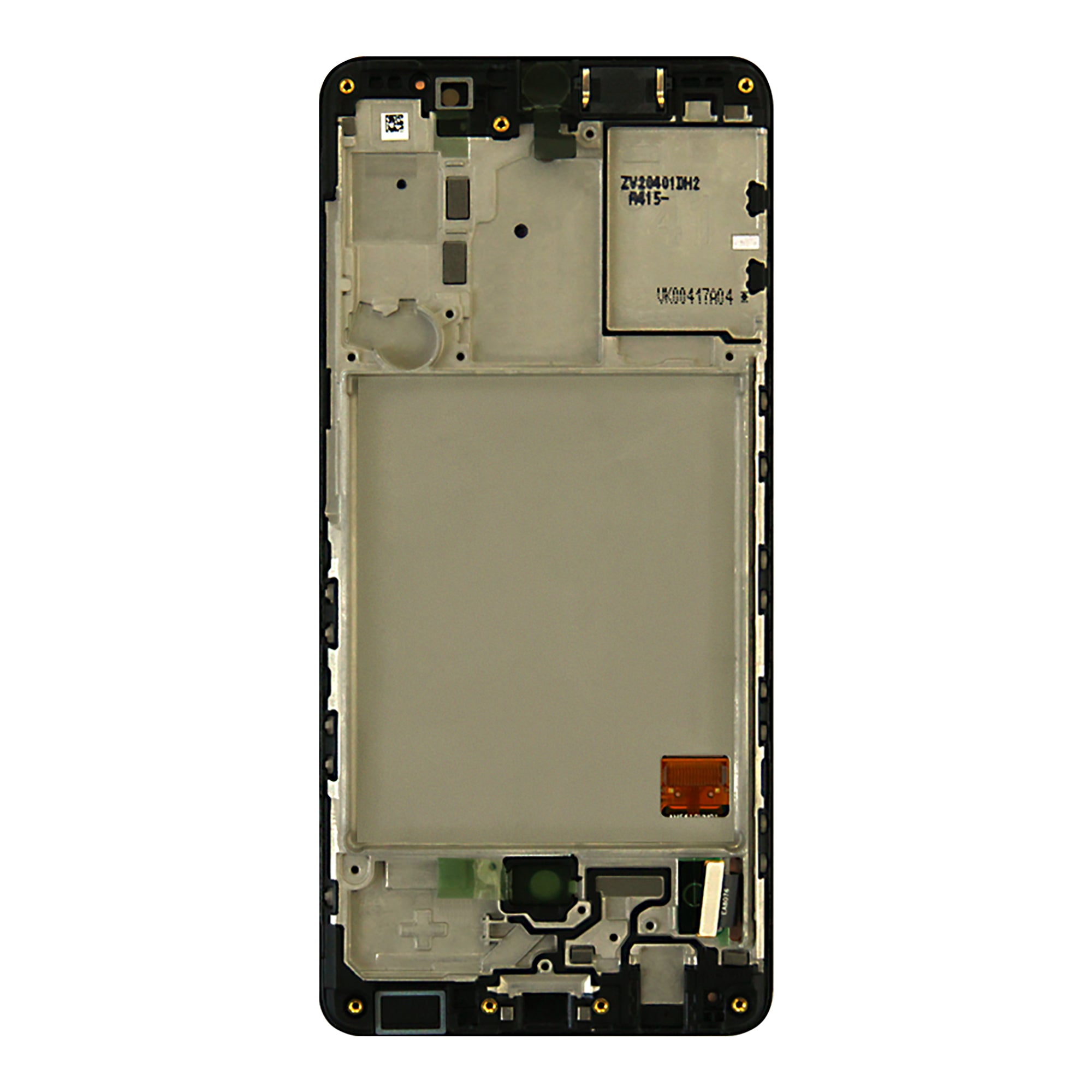 Samsung Galaxy A41 A415F Display And Digitizer With Frame Prism Crush Black Service Pack