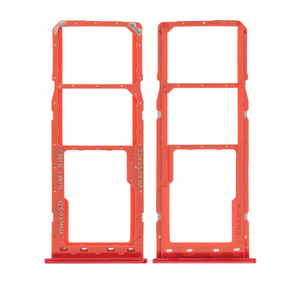 Samsung Galaxy A10 A105F Sim Card Holder Red OEM