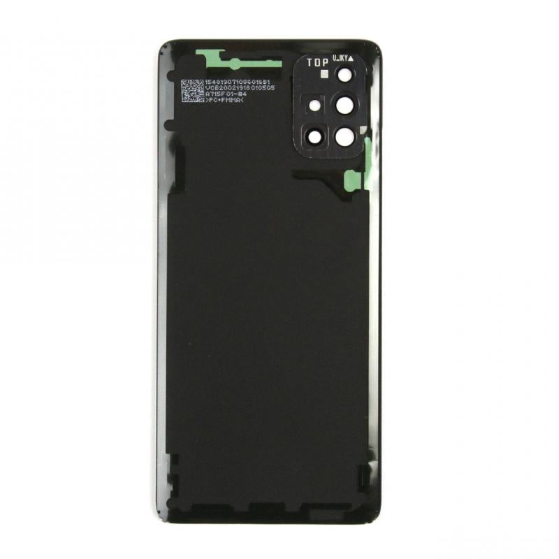 Samsung Galaxy A71 A715F Back Cover With Lens Prism Crush Black OEM