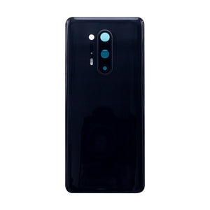 Oneplus 8 Pro Back Cover With Lens Onyx Black OEM
