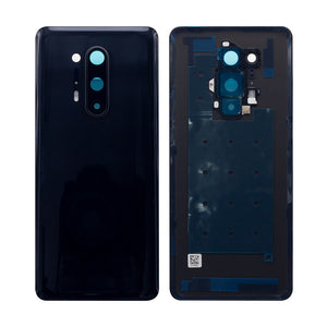 Oneplus 8 Pro Back Cover With Lens Onyx Black OEM