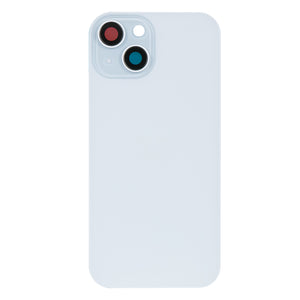 For Apple iPhone 15 Plus Back Glass Without NFC, Enlarged Camera Frame Blue Compatible
