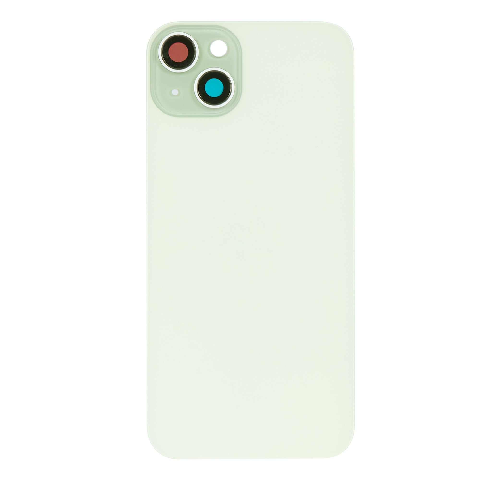 For Apple iPhone 15 Plus Back Glass Without NFC, Enlarged Camera Frame Green Compatible