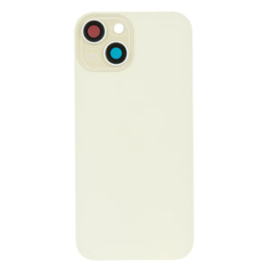 For Apple iPhone 15 Plus Back Glass Without NFC, Enlarged Camera Frame Yellow Compatible