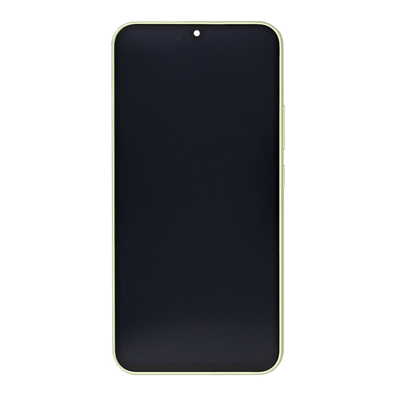 Samsung Galaxy A34 5G A346B Display And Digitizer With Frame Lime Service Pack