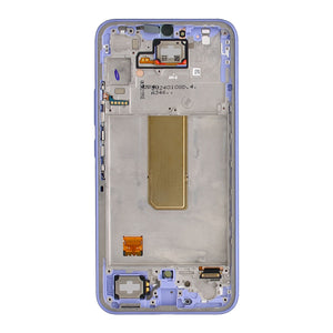 Samsung Galaxy A34 5G A346B Display And Digitizer With Frame Violet Service Pack