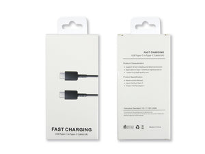 USB-C to USB-C Data Cable Black 100cm Black Retail Box