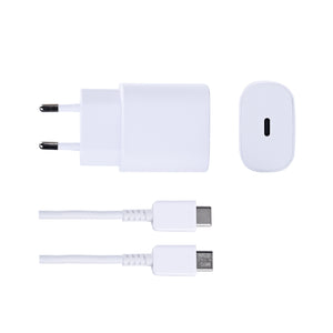 Fast Charge Travel Adaptor 25W Incl. USB-C Cable 100cm White Retail Box