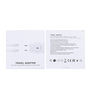 Fast Charge Travel Adaptor 25W Incl. USB-C Cable 100cm White Retail Box