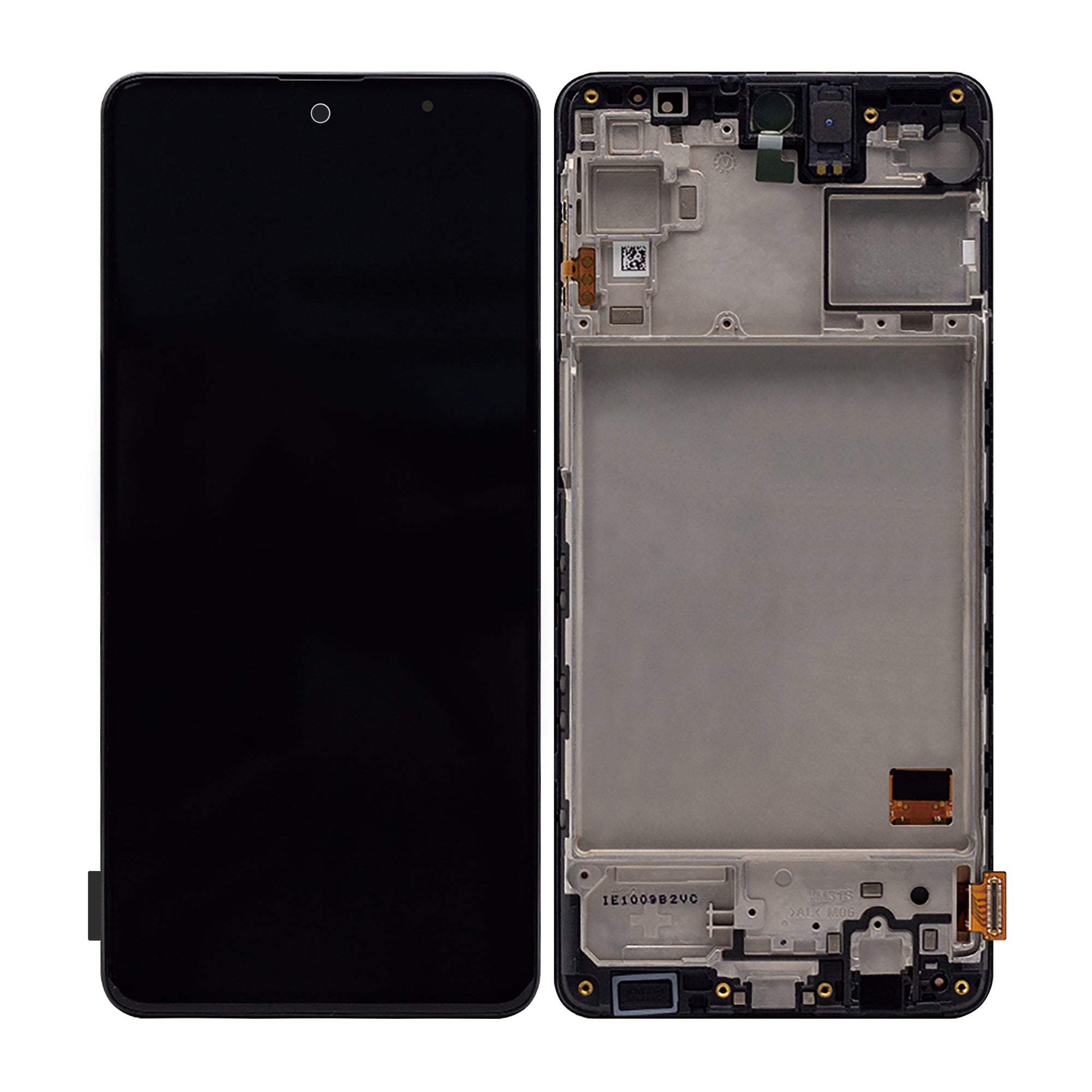 Samsung Galaxy M31s M317F Display And Digitizer With Frame Black Service Pack