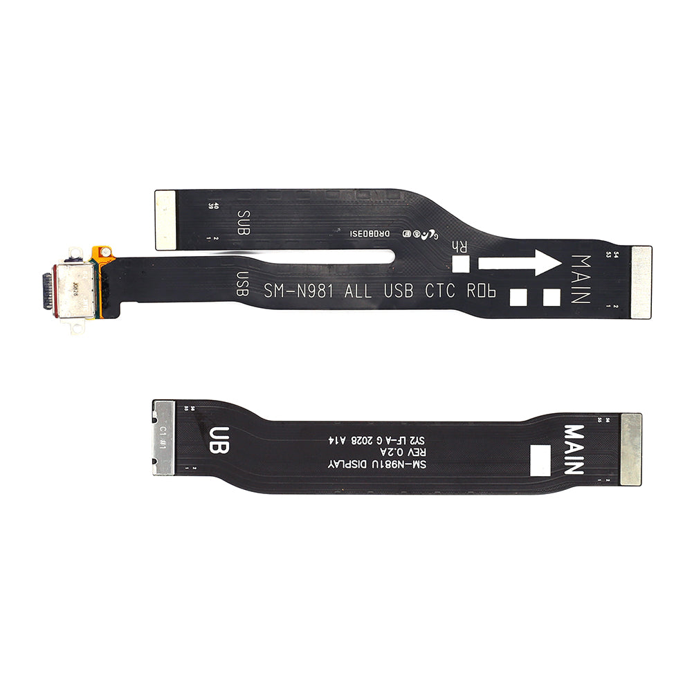 Samsung Galaxy Note 20 N980, Note 20 5G N981 System Charging And Display Flex OEM