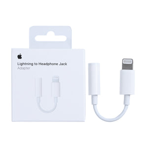 Apple Lightning To 3.5mm Jack Adapter 5cm White (MMX62ZM/A)