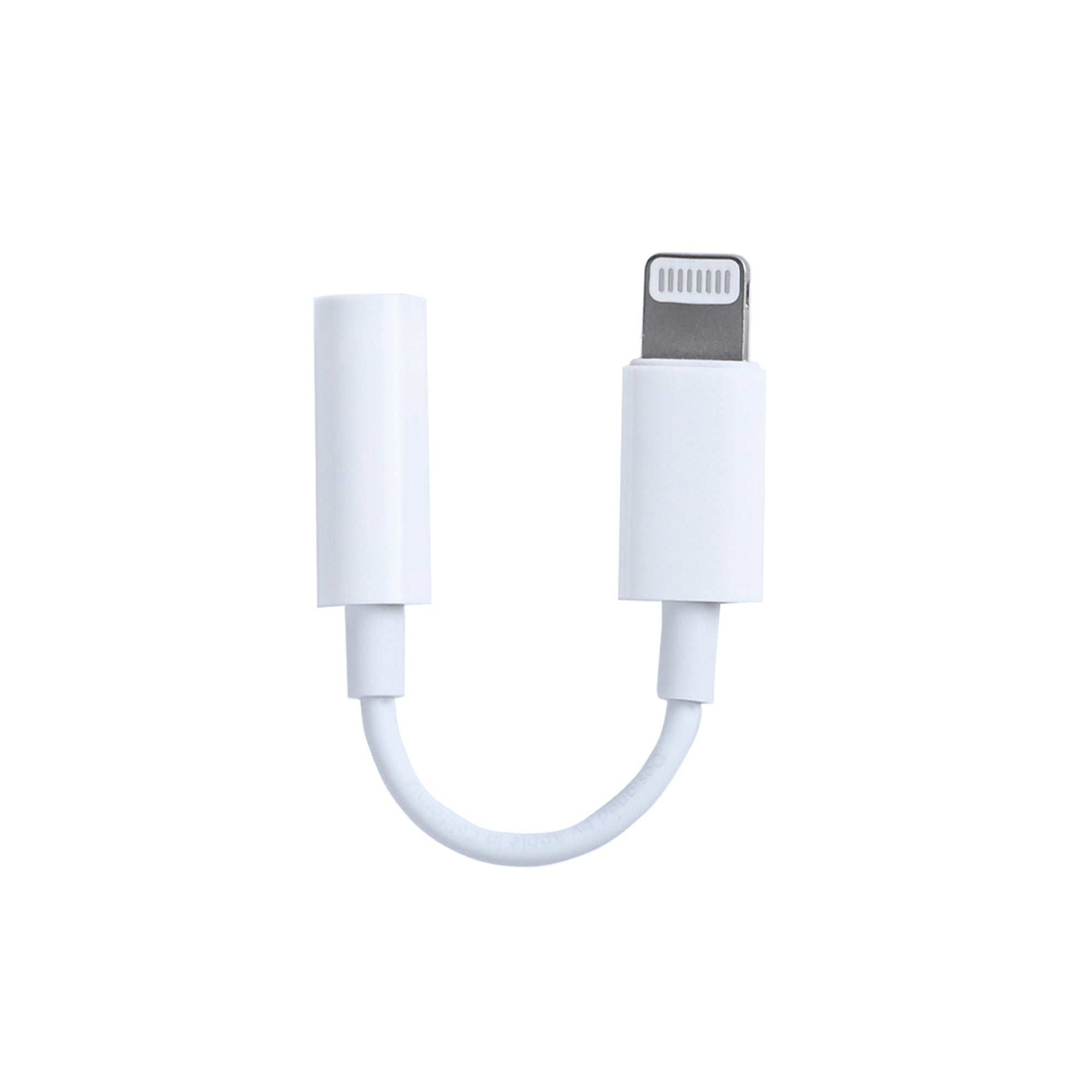 Apple Lightning To 3.5mm Jack Adapter 5cm White (MMX62ZM/A)