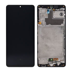Samsung Galaxy A42 5G A426B Display And Digitizer With Frame Prism Dot Black Service Pack