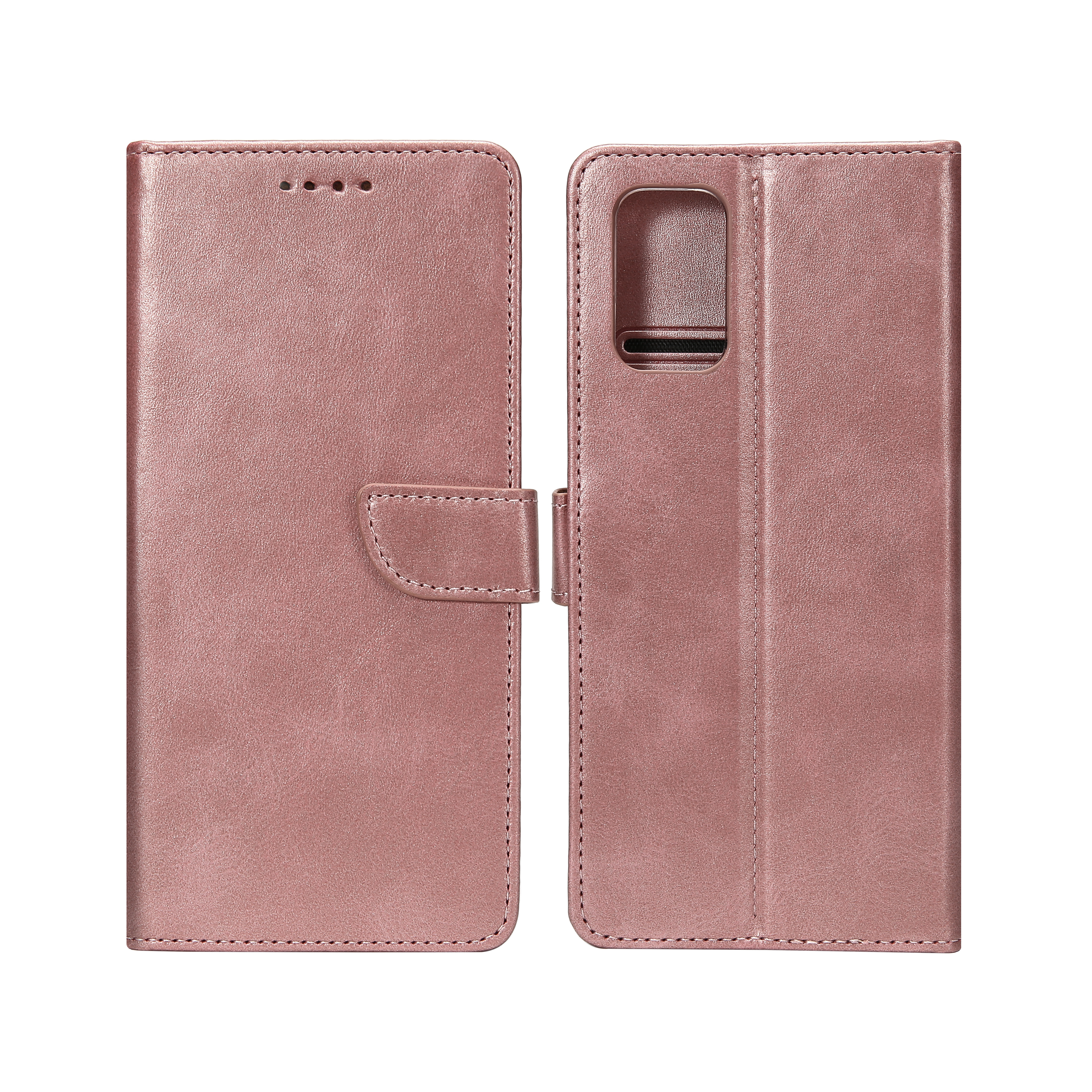 Rixus Bookcase For Samsung Galaxy A52 5G Pink