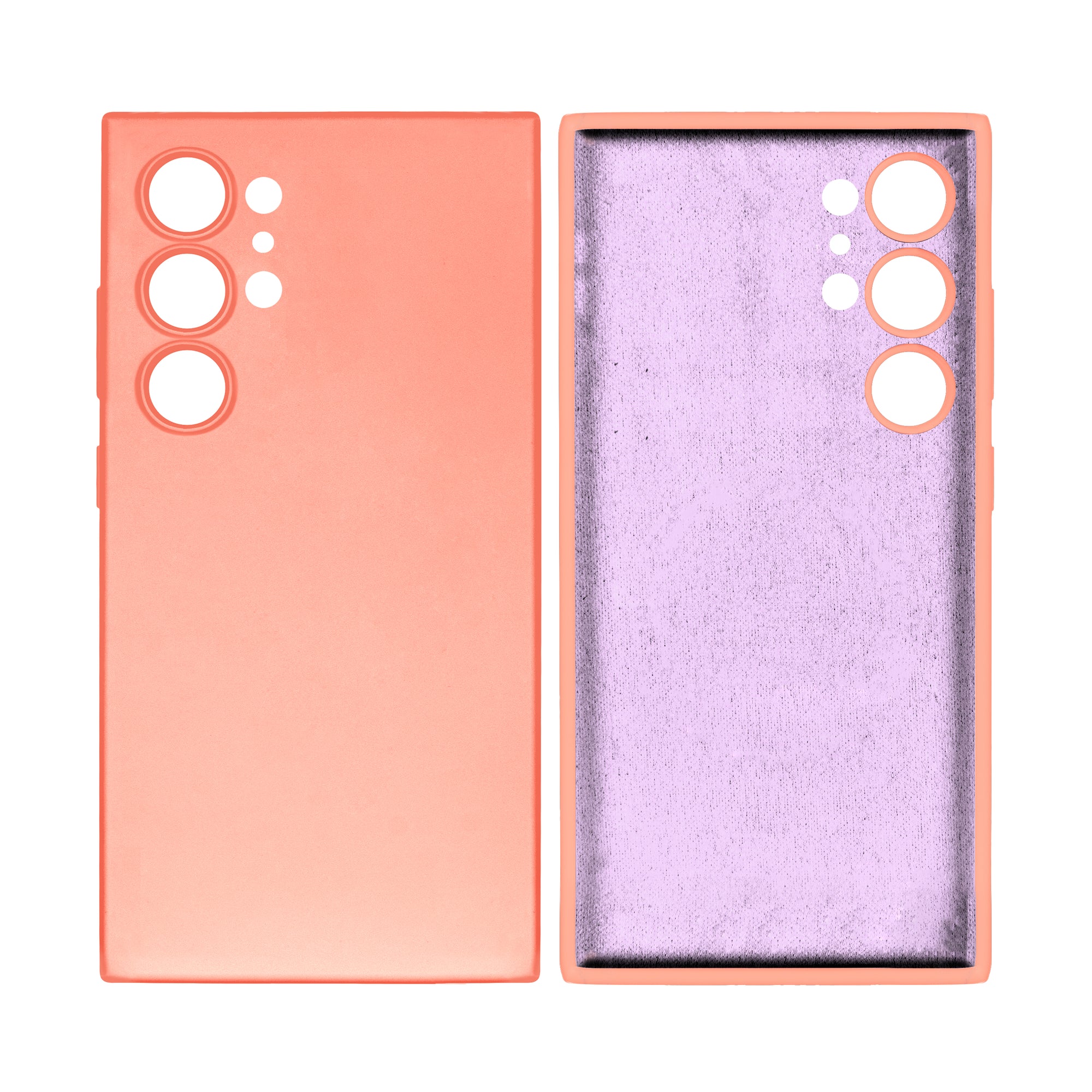 Rixus Soft TPU Phone Case For Samsung Galaxy S24 Ultra Pink