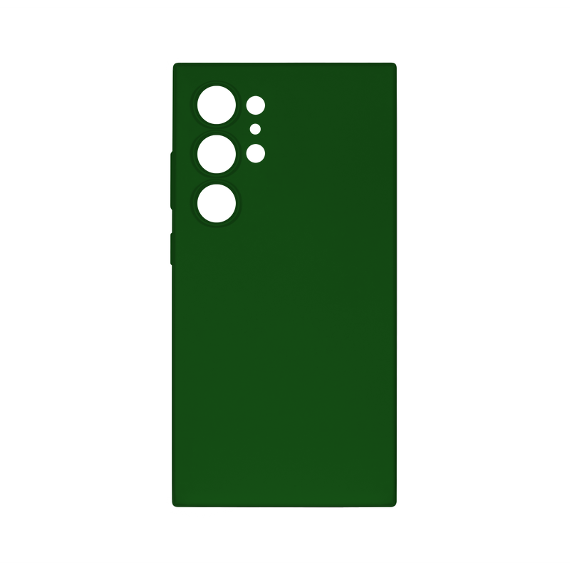 Rixus Soft TPU Phone Case For Samsung Galaxy S24 Ultra Dark Green