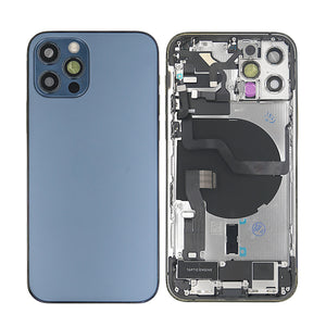 For Apple iPhone 12 Pro Housing With Small Parts Blue OEM