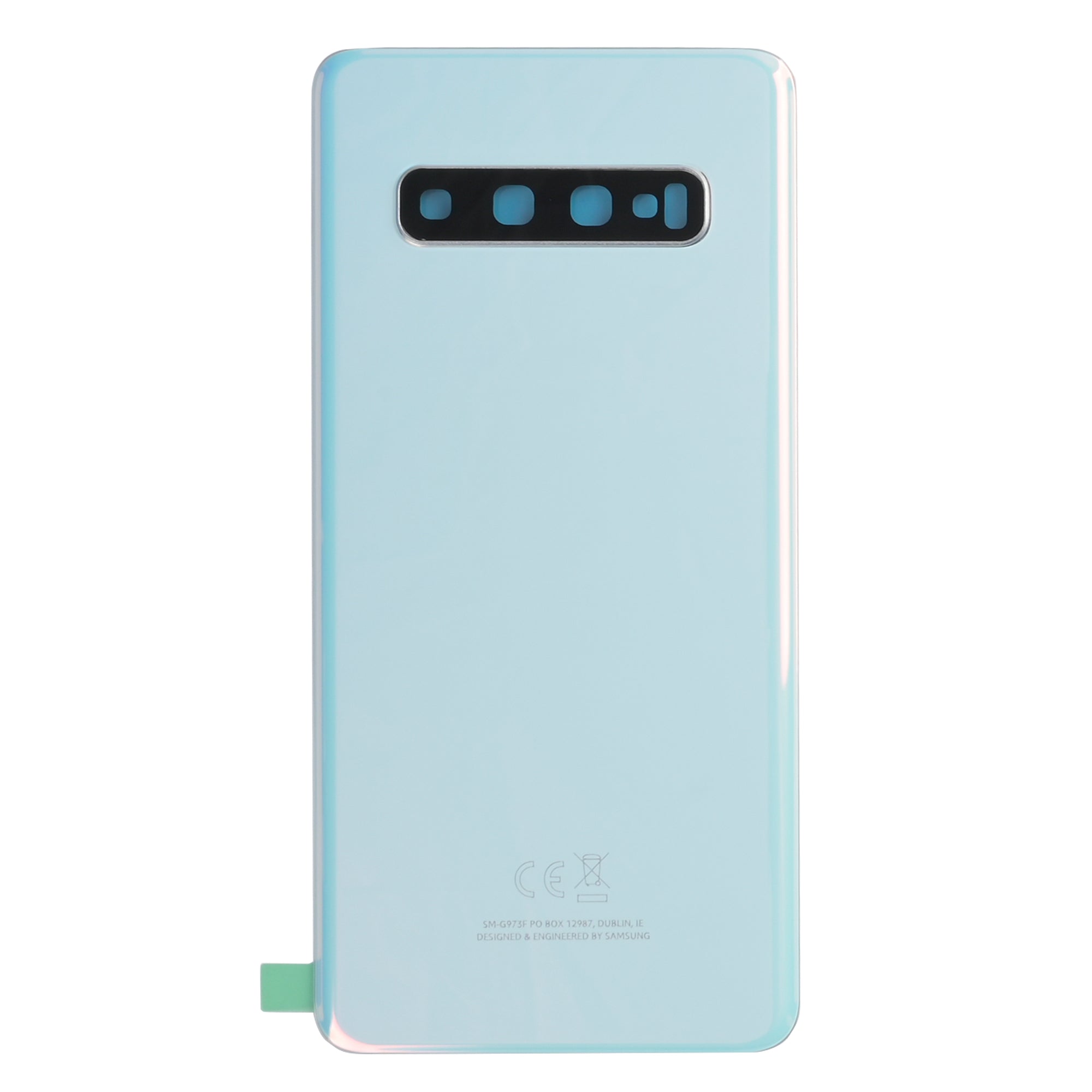 Samsung Galaxy S10 G973F Back Cover Prism White With Lens (OEM)