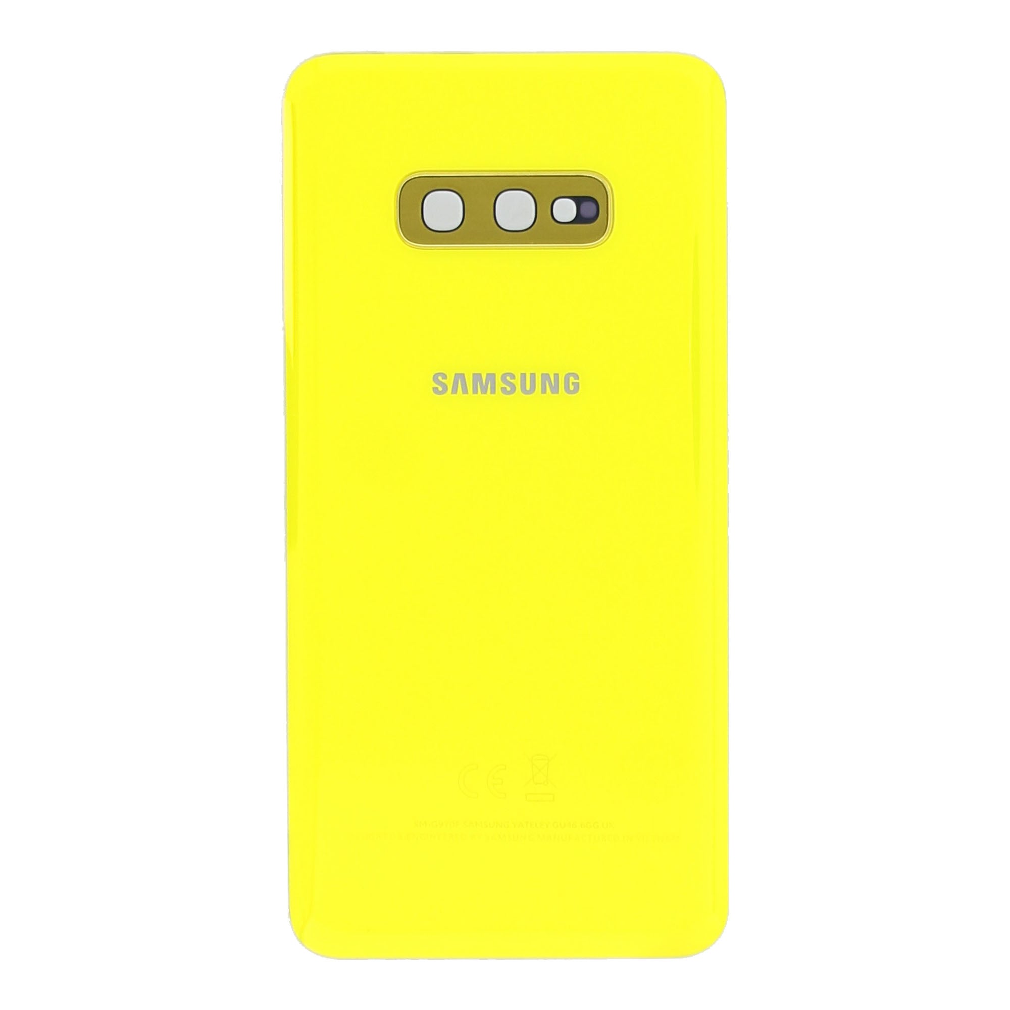 Samsung Galaxy S10e G970F Back Cover With Lens Canary Yellow OEM