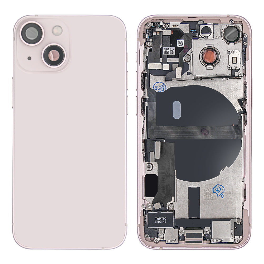 For iPhone 13 Mini Complete Housing incl. All Small Parts Without Battery & Back Camera Pink