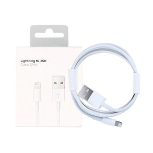For Apple USB-A To Lightning Cable 200cm White Retail Box