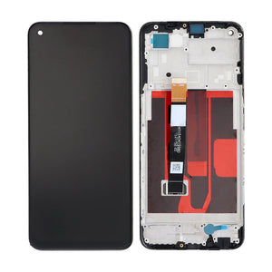 Realme 8 5G, Narzo 30 5G Display And Digitizer With Frame Black OEM